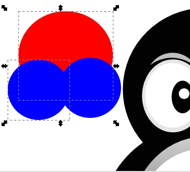скриншот к уроку пингвин в inkscape