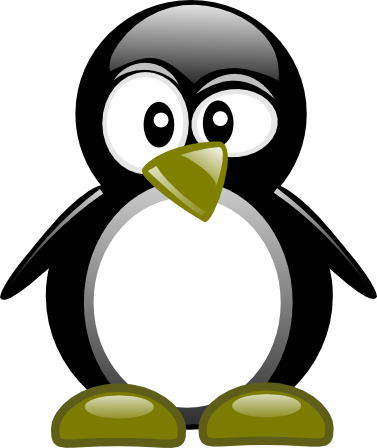 пингвин в inkscape