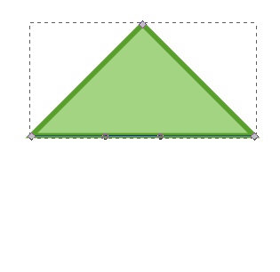 как сделать треугольник в inkscape